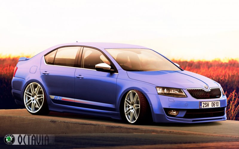 Skoda Octavia RS a5 Black