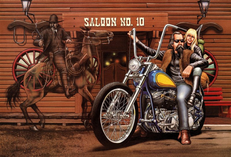 David Mann и Харлей Дэвидсон