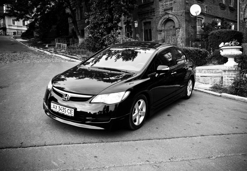 Honda Civic 4d черный