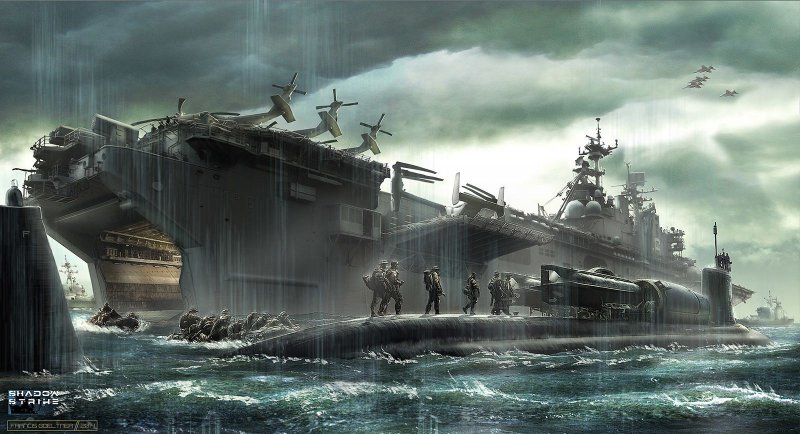 Игровой коврик Qumo Dead Navy