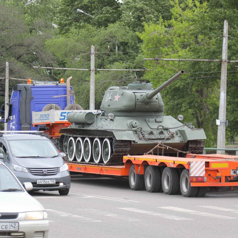 Танк т-34 Новокузнецк