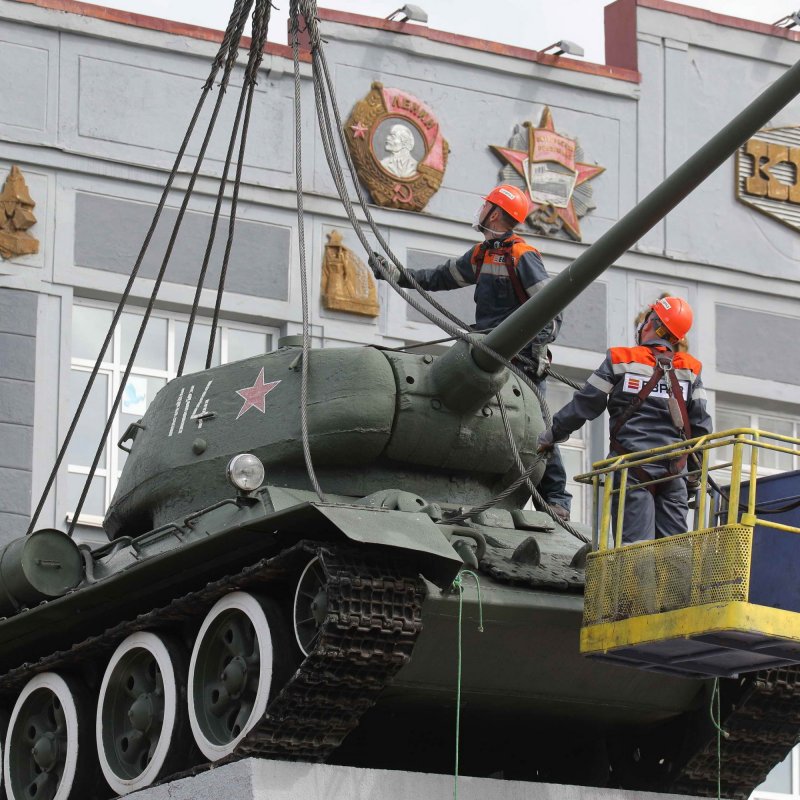 Танк т-34 Новокузнецк