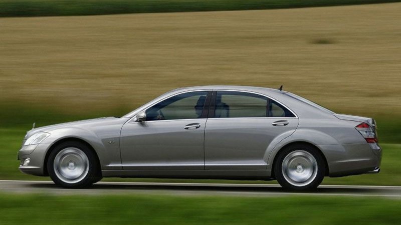 Бронированный Мерседес s600 2005