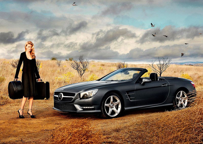 Мерседес sl55 AMG