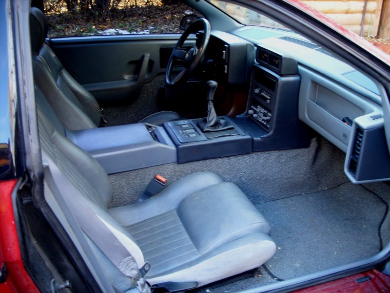 Pontiac Fiero gt Interior