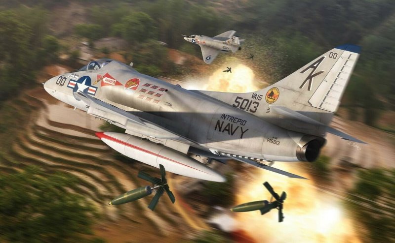A-4 Skyhawk Saints va-163