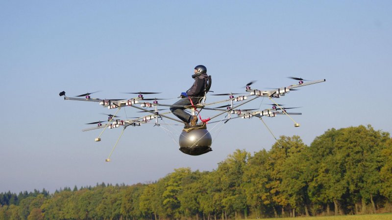 Ранцевый вертолёт Gen h-4