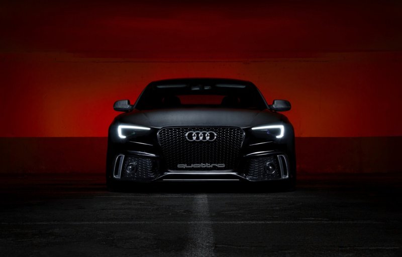 Audi rs5 Black Wallpaper iphone