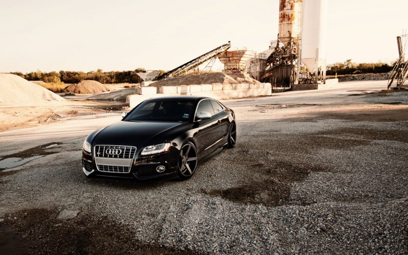 Audi s5 Black природа
