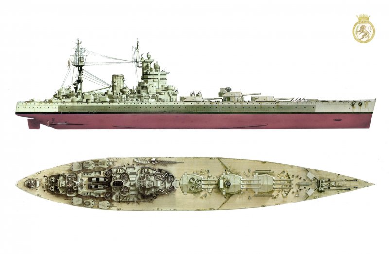 Корабль HMS Rodney