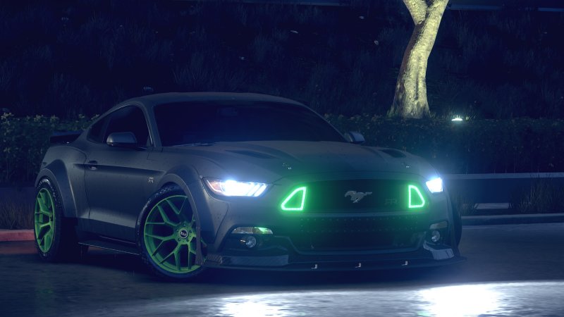 Ford Mustang gt Neon