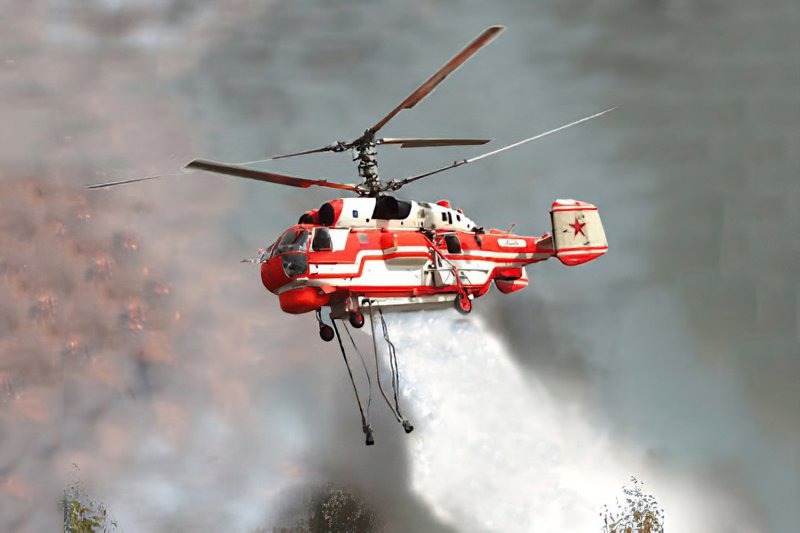 Пожарный вертолет ка-32