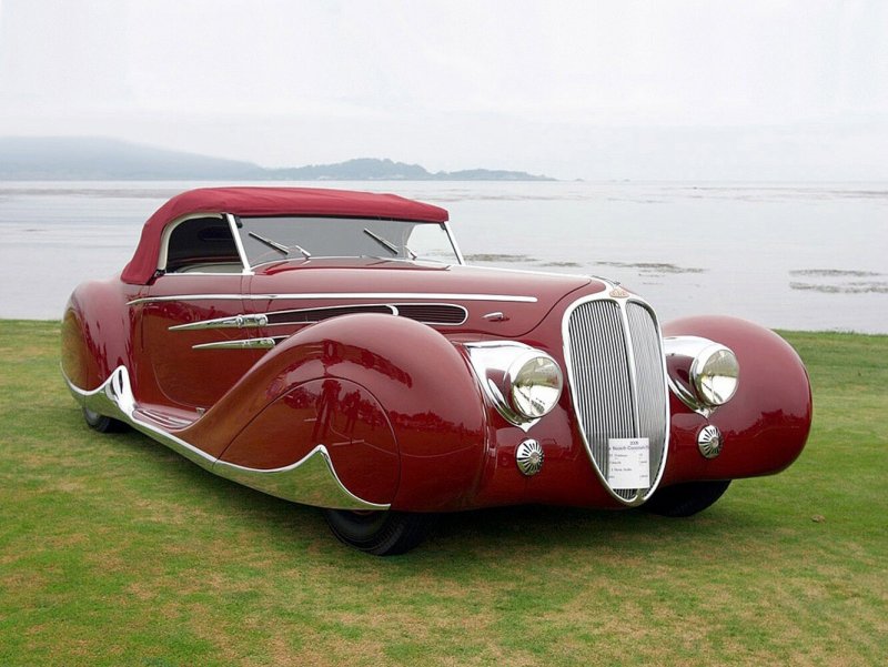 Кабриолет Delahaye 1938 года