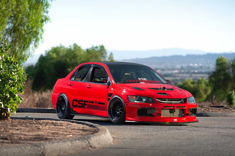 Mitsubishi Lancer Evolution 9 обои на телефон