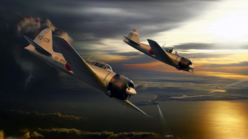 A6m3 Zero самолет