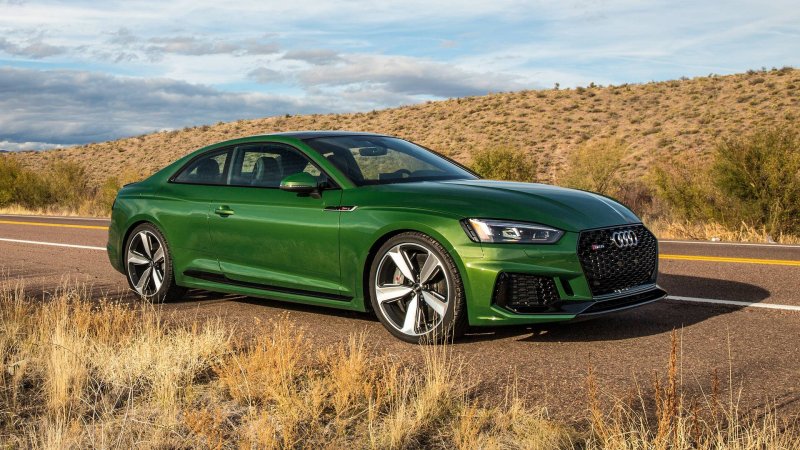 Ауди rs5 зеленая