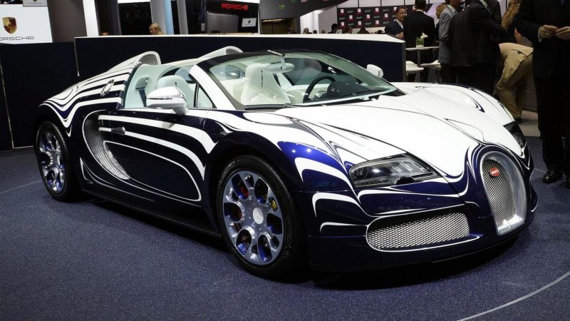 Bugatti Veyron l’or Blanc