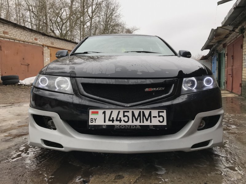 Передняя губа Mugen Honda Accord 7