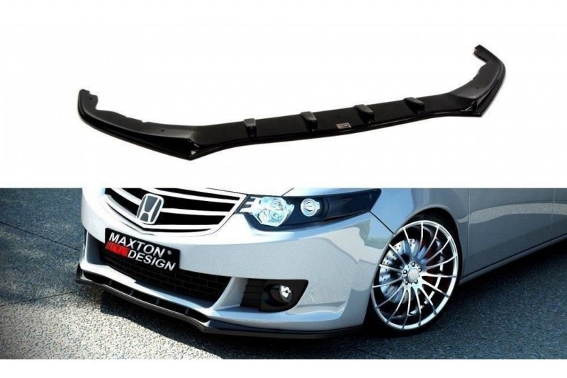 Сплиттер на бампер Honda Accord 8 передняя