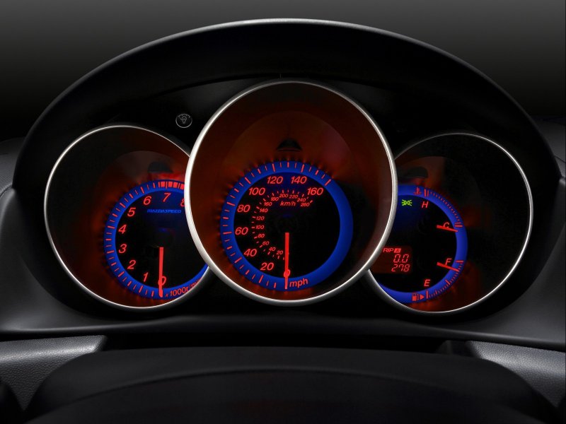 Mazda Demio 2006 приборная