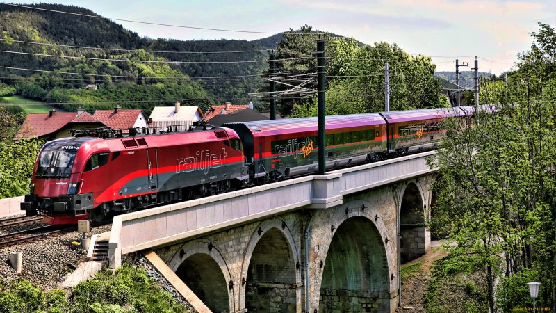 Австрийские поезда Railjet