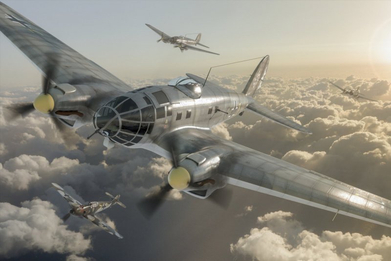 Кабина бомбардировщик Heinkel he 111