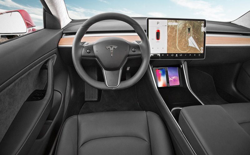 Tesla model 3 салон