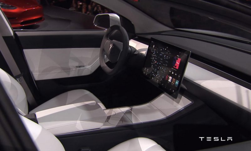Tesla model 3 Interior