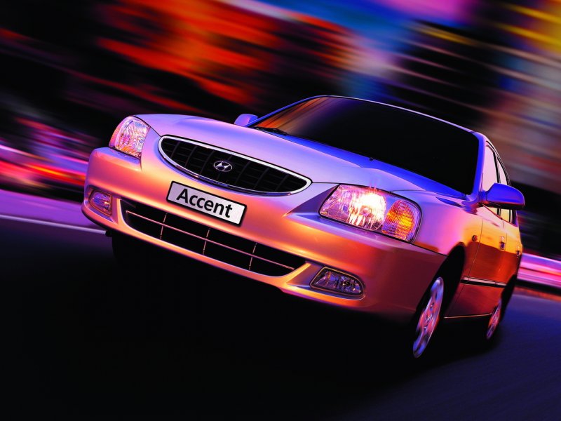 Hyundai Accent 2008 черный