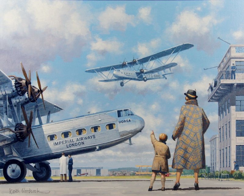 Гражданская Авиация Англия 1930