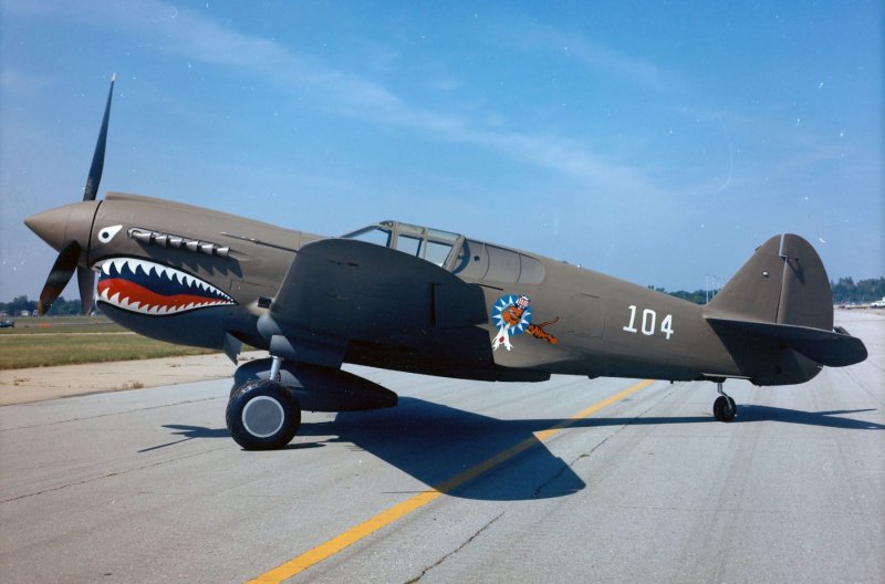 Самолет Curtiss p-40