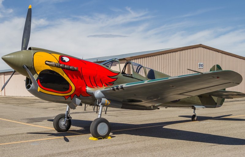 Curtiss p40 Warhawk мотоцикл