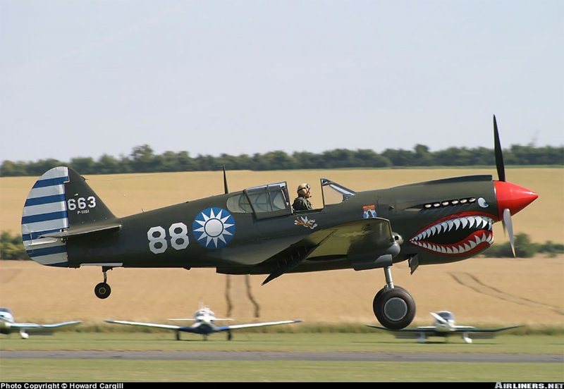 P-40b томагавк ниши шасси