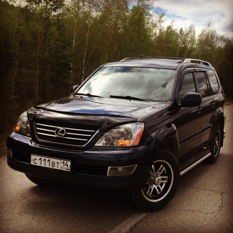 Лексус gx470 черный