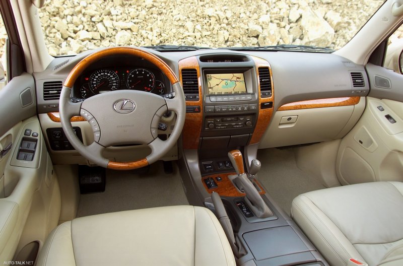 Lexus gx470 2004 салон