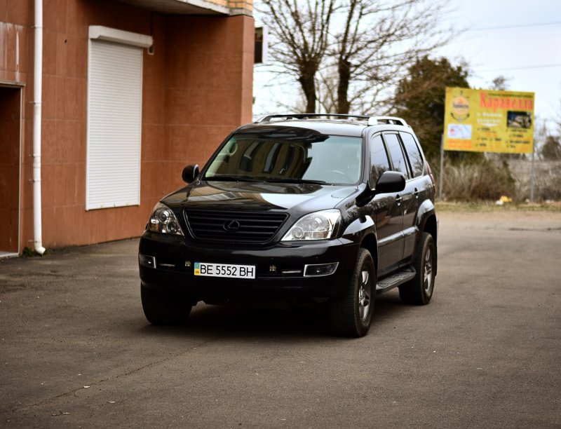 Лексус gx470 черный