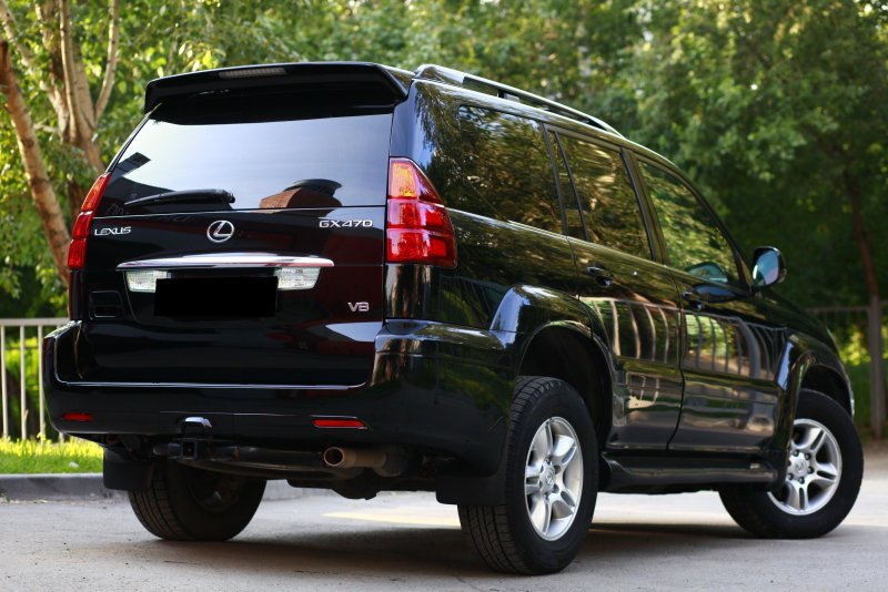 Lexus gx470 2007 черный