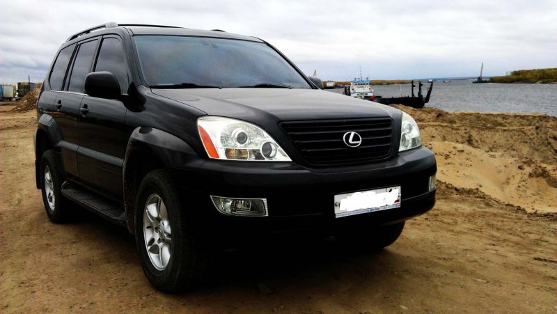 Лексус gx470 черный