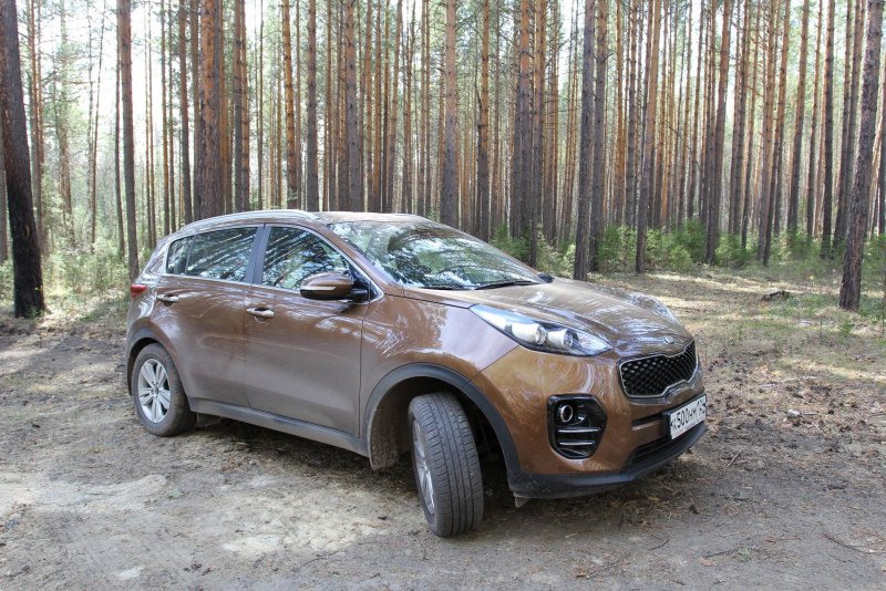 Kia Sportage 2021 коричневый