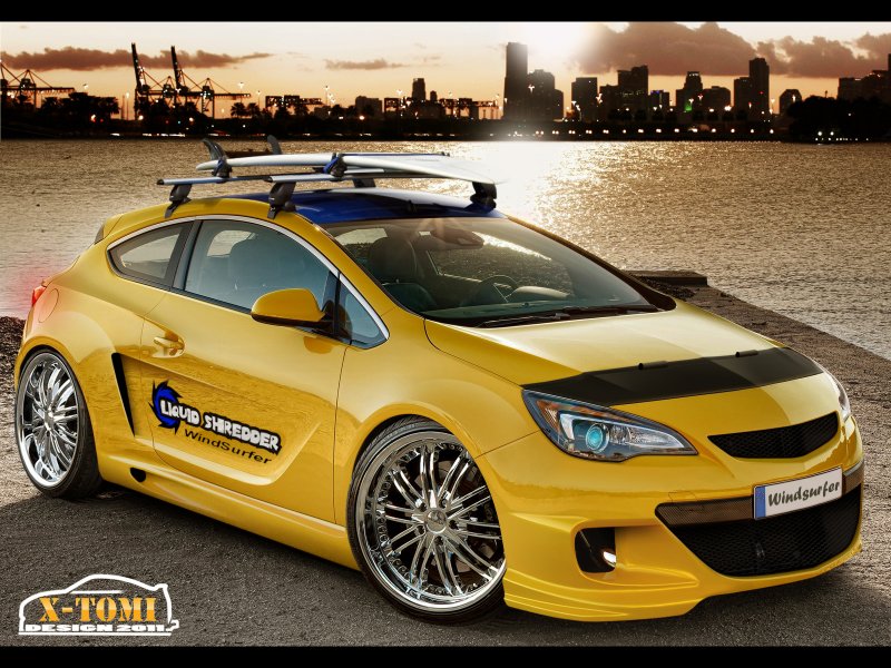 Opel Astra j GTC тюнинг