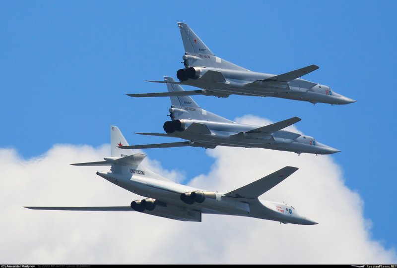 Стратегический бомбардировщик ту-160