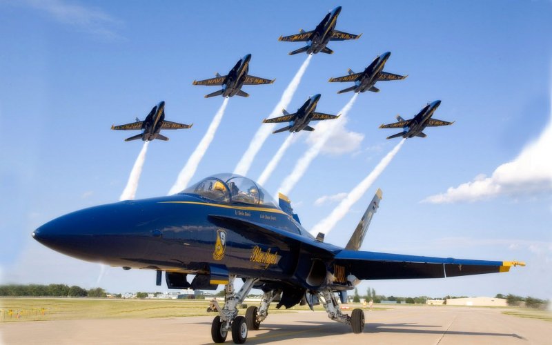 F/A-18e super Hornet - Blue Angels