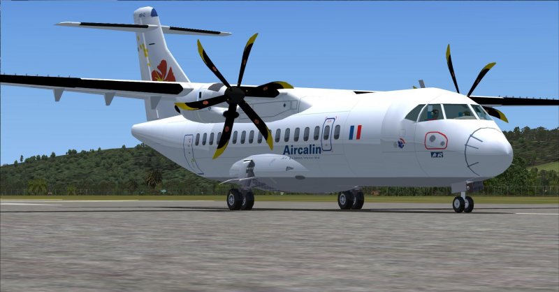 Самолет ATR 42 салон