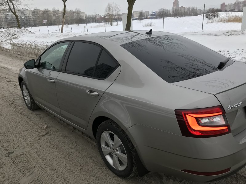 Skoda Octavia a7 в пленке