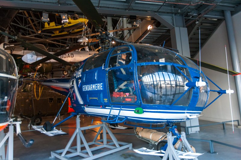 Sa.316 / sa.319 Alouette III внутри