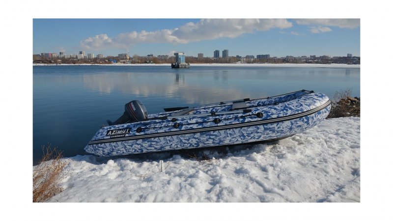 ПВХ лодка Азимут Эверест 385 камуфляж