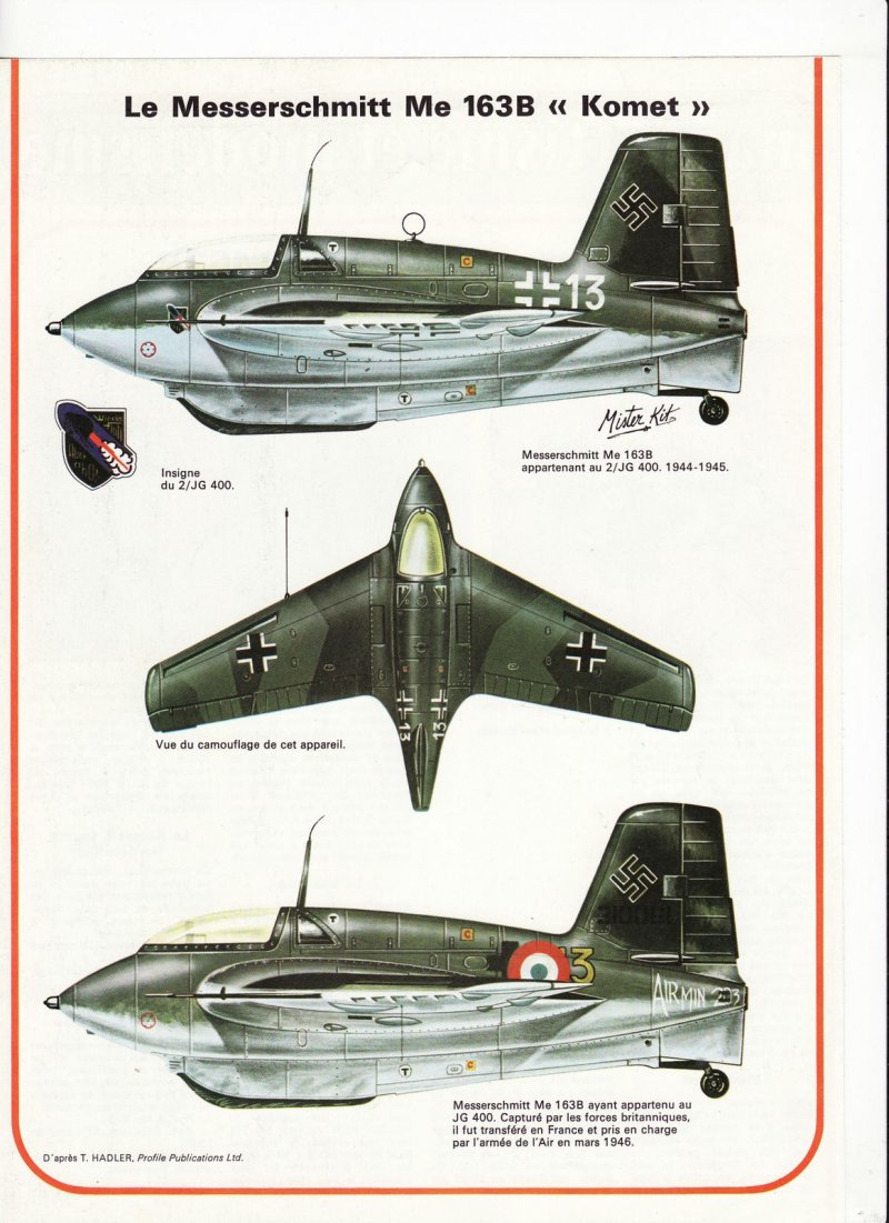 «Каплевидный» me.163 Komet («Комета»)