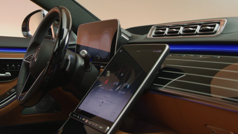Mercedes Benz s class w223 салон