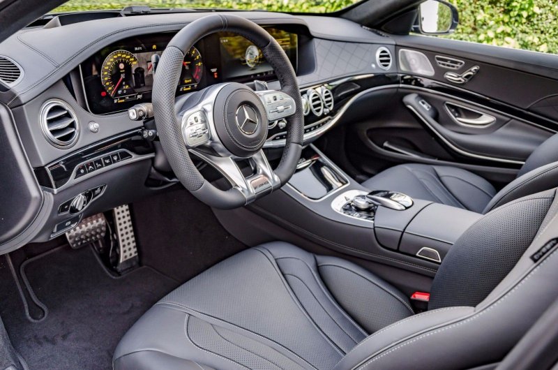 Mercedes Benz s class w223 салон