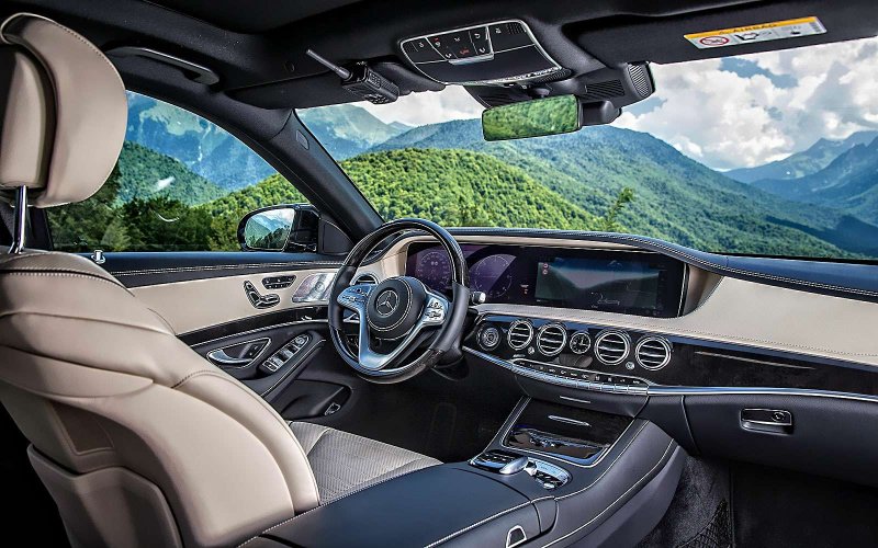 Mercedes Benz w222. Салон 2020